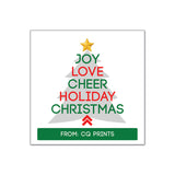 Joy Love Cheer Holiday Christmas (HO 004)