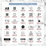 Monogram Notecards