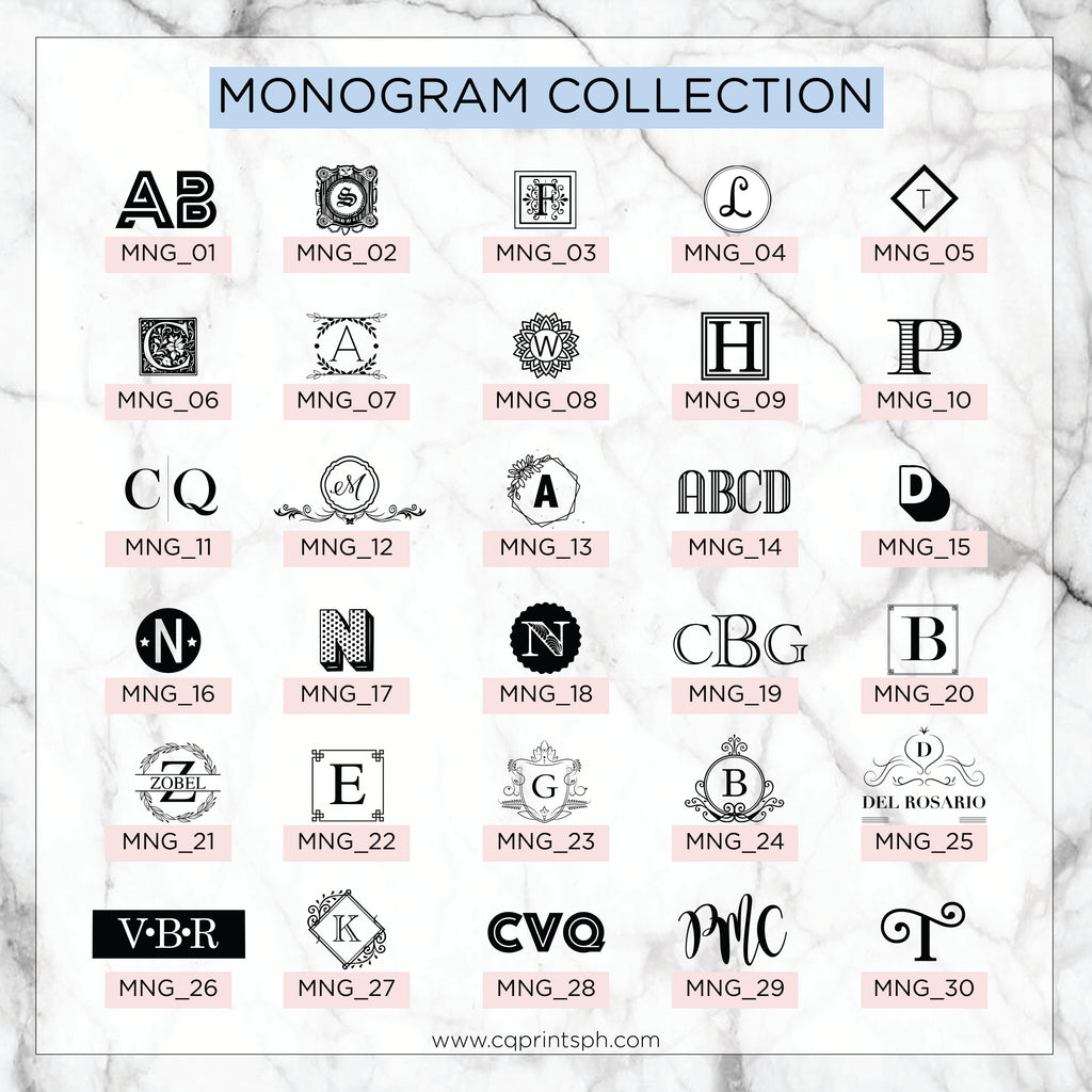 Monogram Notepad Monogram Notepads – CQ Prints